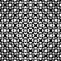 Black and white seamless abstract pattern. Background and backdrop. Grayscale ornamental design. vector