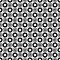 patrón abstracto sin costuras en blanco y negro. fondo y telón de fondo. diseño ornamental en escala de grises. vector