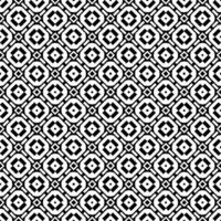 Black and white seamless abstract pattern. Background and backdrop. Grayscale ornamental design. vector