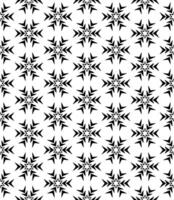 Black and white seamless abstract pattern. Background and backdrop. Grayscale ornamental design. vector