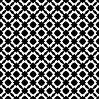 Black and white seamless abstract pattern. Background and backdrop. Grayscale ornamental design. vector
