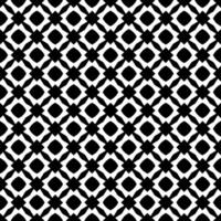 Black and white seamless abstract pattern. Background and backdrop. Grayscale ornamental design. vector