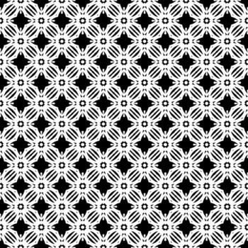 Black and white seamless abstract pattern. Background and backdrop. Grayscale ornamental design. vector