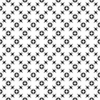 Black and white seamless abstract pattern. Background and backdrop. Grayscale ornamental design. vector