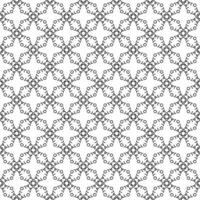 Black and white seamless abstract pattern. Background and backdrop. Grayscale ornamental design. vector