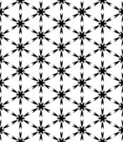 Black and white seamless abstract pattern. Background and backdrop. Grayscale ornamental design. vector