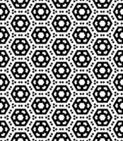 Black and white seamless abstract pattern. Background and backdrop. Grayscale ornamental design. vector
