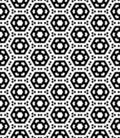 Black and white seamless abstract pattern. Background and backdrop. Grayscale ornamental design. vector