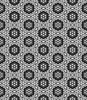 Black and white seamless abstract pattern. Background and backdrop. Grayscale ornamental design. vector