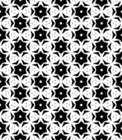 patrón abstracto sin costuras en blanco y negro. fondo y telón de fondo. diseño ornamental en escala de grises. vector