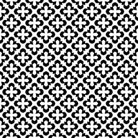 Black and white seamless abstract pattern. Background and backdrop. Grayscale ornamental design. vector