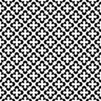 Black and white seamless abstract pattern. Background and backdrop. Grayscale ornamental design. vector