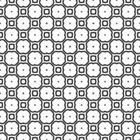 Black and white seamless abstract pattern. Background and backdrop. Grayscale ornamental design. vector