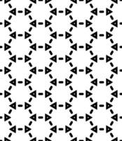 Black and white seamless abstract pattern. Background and backdrop. Grayscale ornamental design. vector