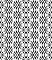 Black and white seamless abstract pattern. Background and backdrop. Grayscale ornamental design. vector