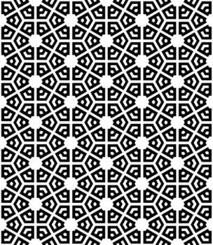 patrón abstracto sin costuras en blanco y negro. fondo y telón de fondo. diseño ornamental en escala de grises. vector