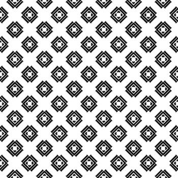 patrón abstracto sin costuras en blanco y negro. fondo y telón de fondo. diseño ornamental en escala de grises. vector