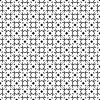 Black and white seamless abstract pattern. Background and backdrop. Grayscale ornamental design. vector