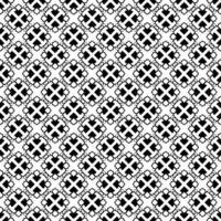 Black and white seamless abstract pattern. Background and backdrop. Grayscale ornamental design. vector