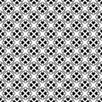 Black and white seamless abstract pattern. Background and backdrop. Grayscale ornamental design. vector