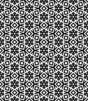 Black and white seamless abstract pattern. Background and backdrop. Grayscale ornamental design. vector