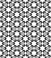 Black and white seamless abstract pattern. Background and backdrop. Grayscale ornamental design. vector