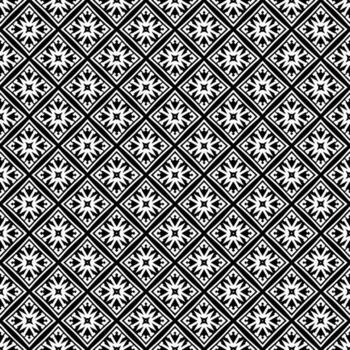 Black and white seamless abstract pattern. Background and backdrop. Grayscale ornamental design. vector