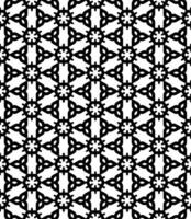 Black and white seamless abstract pattern. Background and backdrop. Grayscale ornamental design. vector