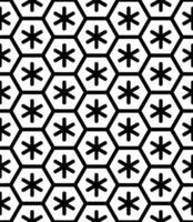 Black and white seamless abstract pattern. Background and backdrop. Grayscale ornamental design. vector