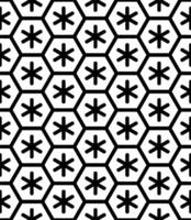 Black and white seamless abstract pattern. Background and backdrop. Grayscale ornamental design. vector