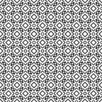 Black and white seamless abstract pattern. Background and backdrop. Grayscale ornamental design. vector