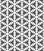 Black and white seamless abstract pattern. Background and backdrop. Grayscale ornamental design. vector