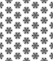 Black and white seamless abstract pattern. Background and backdrop. Grayscale ornamental design. vector