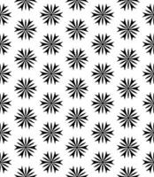 Black and white seamless abstract pattern. Background and backdrop. Grayscale ornamental design. vector