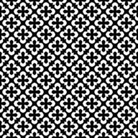 Black and white seamless abstract pattern. Background and backdrop. Grayscale ornamental design. vector