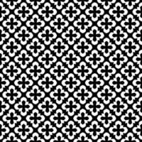 Black and white seamless abstract pattern. Background and backdrop. Grayscale ornamental design. vector