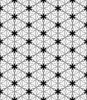 Black and white seamless abstract pattern. Background and backdrop. Grayscale ornamental design. vector