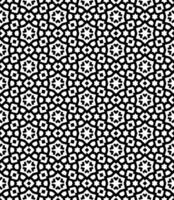 Black and white seamless abstract pattern. Background and backdrop. Grayscale ornamental design. vector