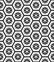Black and white seamless abstract pattern. Background and backdrop. Grayscale ornamental design. vector