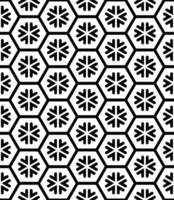 Black and white seamless abstract pattern. Background and backdrop. Grayscale ornamental design. vector