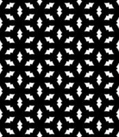 Black and white seamless abstract pattern. Background and backdrop. Grayscale ornamental design. vector