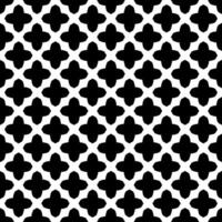 Black and white seamless abstract pattern. Background and backdrop. Grayscale ornamental design. vector