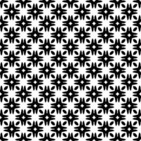 Black and white seamless abstract pattern. Background and backdrop. Grayscale ornamental design. vector