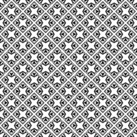 Black and white seamless abstract pattern. Background and backdrop. Grayscale ornamental design. vector