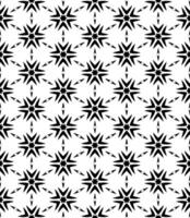 Black and white seamless abstract pattern. Background and backdrop. Grayscale ornamental design. vector