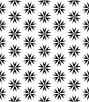 Black and white seamless abstract pattern. Background and backdrop. Grayscale ornamental design. vector