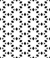 Black and white seamless abstract pattern. Background and backdrop. Grayscale ornamental design. vector