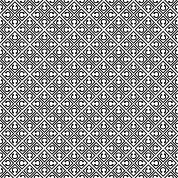 patrón abstracto sin costuras en blanco y negro. fondo y telón de fondo. diseño ornamental en escala de grises. vector