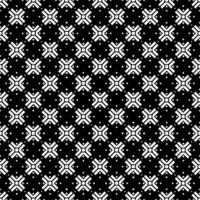 Black and white seamless abstract pattern. Background and backdrop. Grayscale ornamental design. vector