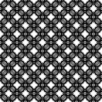 Black and white seamless abstract pattern. Background and backdrop. Grayscale ornamental design. vector